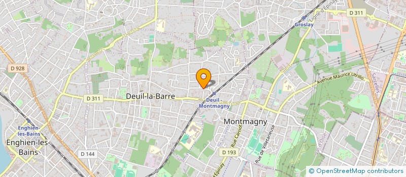 localisation de l'entreprise MADAME MARGAUX DORANLO  DEUIL-LA-BARRE