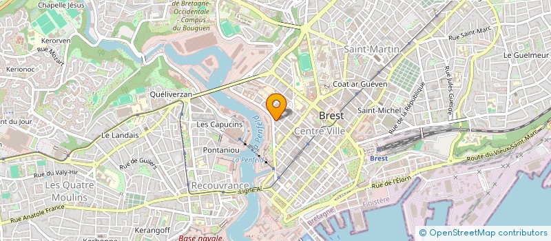 localisation de l'entreprise MADAME MARGAUX DRUON à BREST