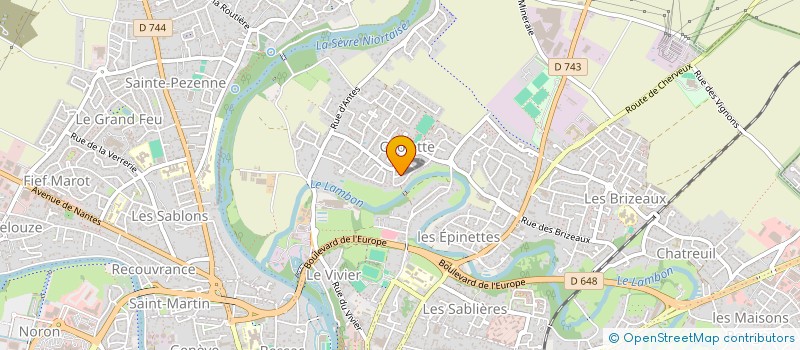 localisation de l'entreprise MADAME MARGAUX DUBUC à NIORT