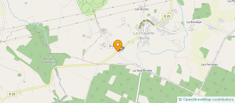 localisation de l'entreprise MADAME MARGAUX DUCHEMIN à LA CHAPELLE-BICHE