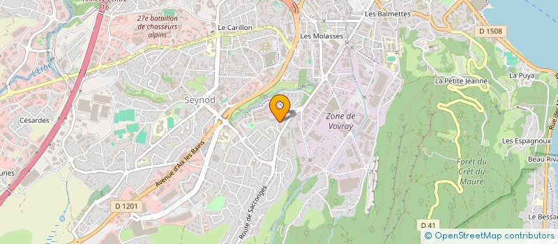 localisation de l'entreprise MADAME MARGAUX DUCHENE à ANNECY