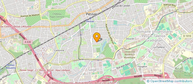 localisation de l'entreprise MADAME MARGAUX DUPART à PESSAC