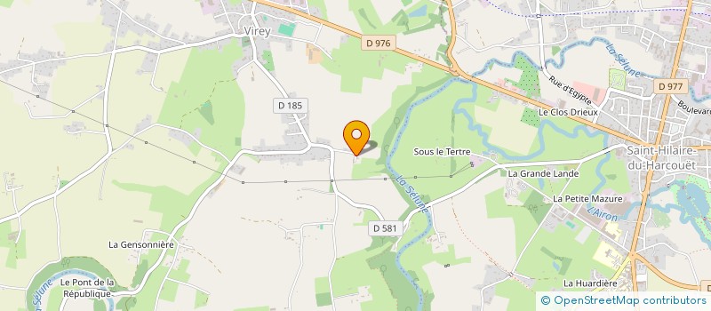 localisation de l'entreprise MADAME MARGAUX DUPONT  LE MESNILLARD