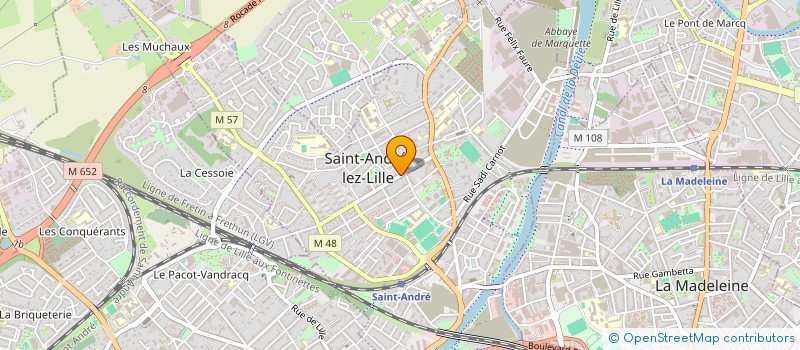 localisation de l'entreprise MADAME MARGAUX DUTHOIT à SAINT-ANDRE-LEZ-LILLE
