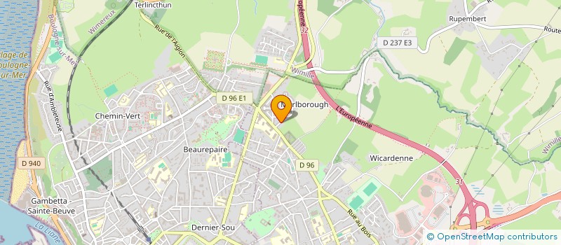 localisation de l'entreprise MADAME MARGAUX FAMCHON  SAINT-MARTIN-BOULOGNE