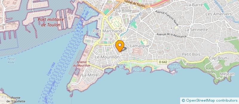 localisation de l'entreprise MADAME MARGAUX FARRUGIA  TOULON