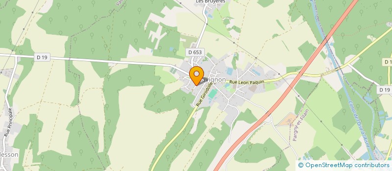 localisation de l'entreprise MADAME MARGAUX FAUCHEUX  CHAVIGNON