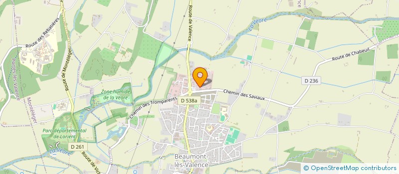 localisation de l'entreprise MADAME MARGAUX FEUILLERAT  BEAUMONT-LES-VALENCE