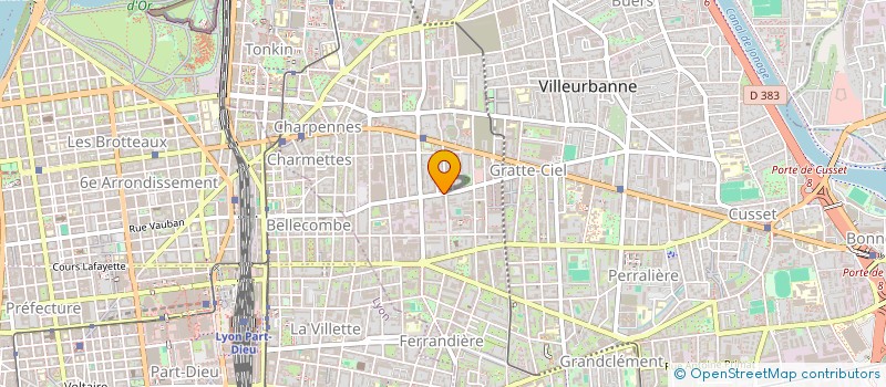 localisation de l'entreprise MADAME MARGAUX FEVRE  VILLEURBANNE