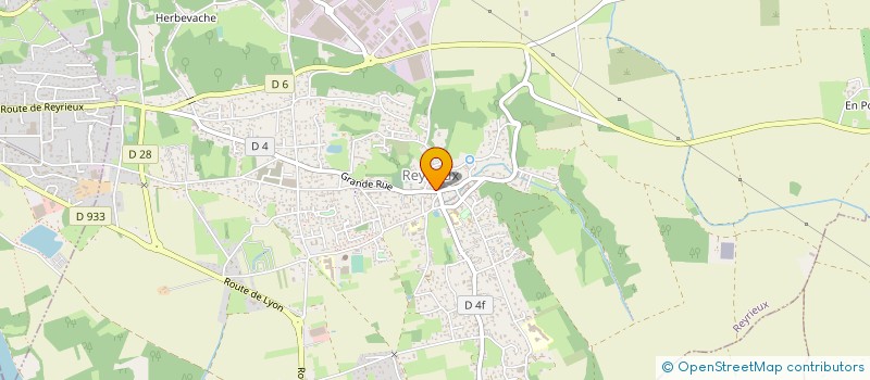 localisation de l'entreprise MADAME MARGAUX FLOQUET à REYRIEUX
