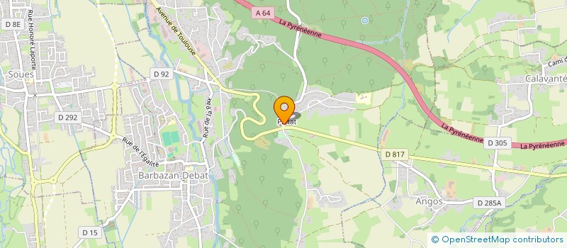 localisation de l'entreprise MADAME MARGAUX FLORENCE PICHEL  BARBAZAN-DEBAT