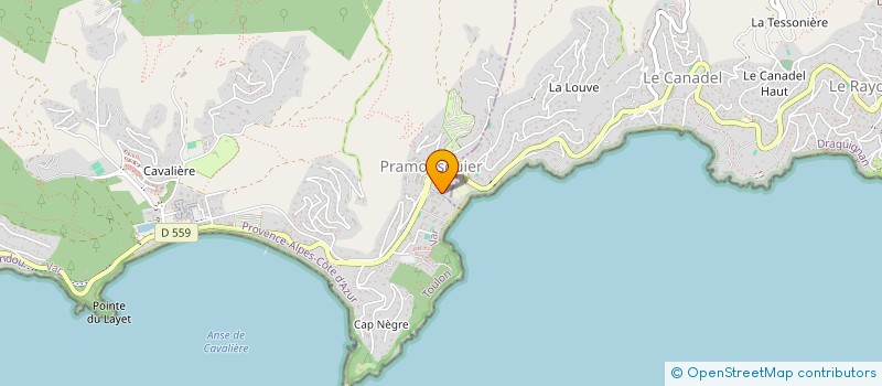 localisation de l'entreprise MADAME MARGAUX FOLCO à LE LAVANDOU