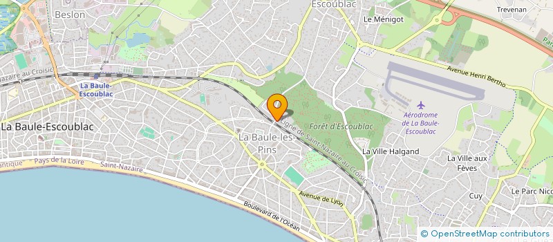 localisation de l'entreprise MADAME MARGAUX FONS  LA BAULE-ESCOUBLAC