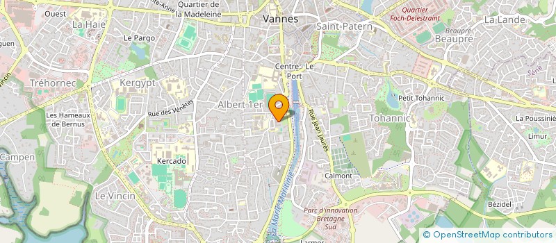 localisation de l'entreprise MADAME MARGAUX FONTAINE à VANNES