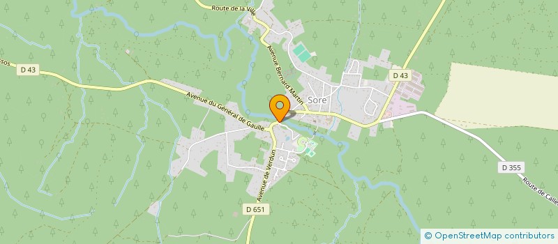 localisation de l'entreprise MADAME MARGAUX FOURNIER  SORE