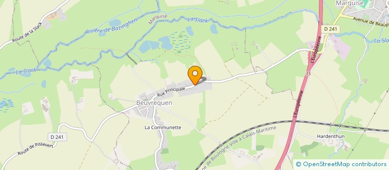 localisation de l'entreprise MADAME MARGAUX FRAMEZELLE  BEUVREQUEN