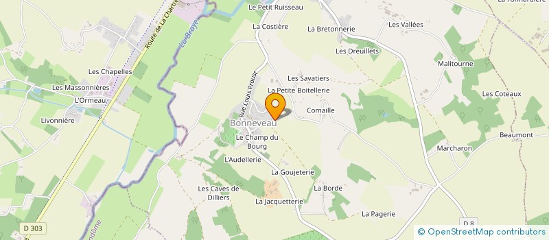 localisation de l'entreprise MADAME MARGAUX FROMONT  BONNEVEAU