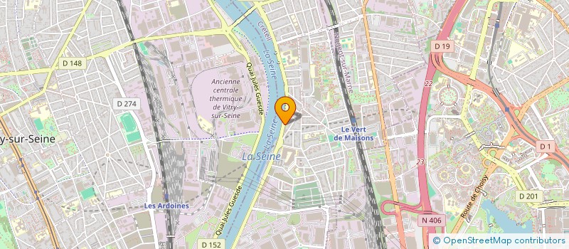 localisation de l'entreprise MADAME MARGAUX FURIC  ALFORTVILLE