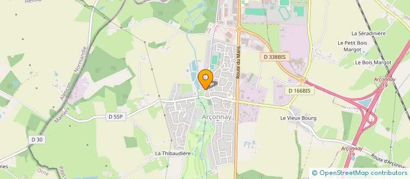 localisation de l'entreprise MADAME MARGAUX GESLIN  ARCONNAY