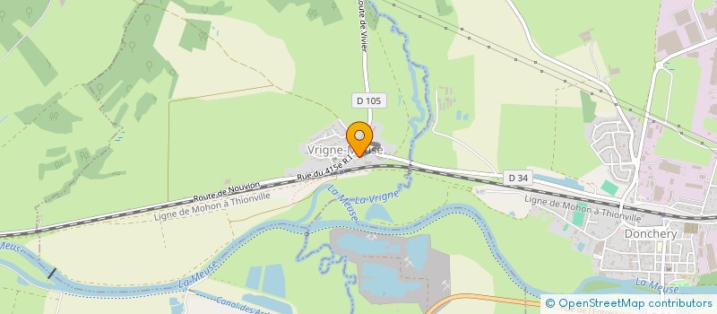 localisation de l'entreprise MADAME MARGAUX GIANNINI  VRIGNE-MEUSE