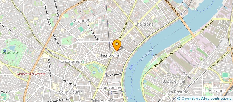 localisation de l'entreprise MADAME MARGAUX GLEISBERG  BORDEAUX