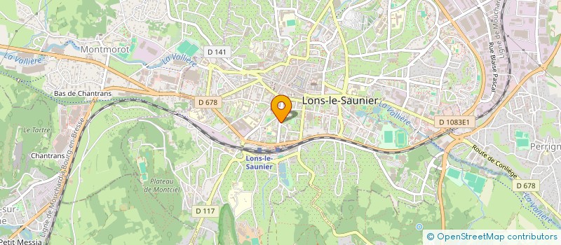 localisation de l'entreprise MADAME MARGAUX GRAND  LONS-LE-SAUNIER