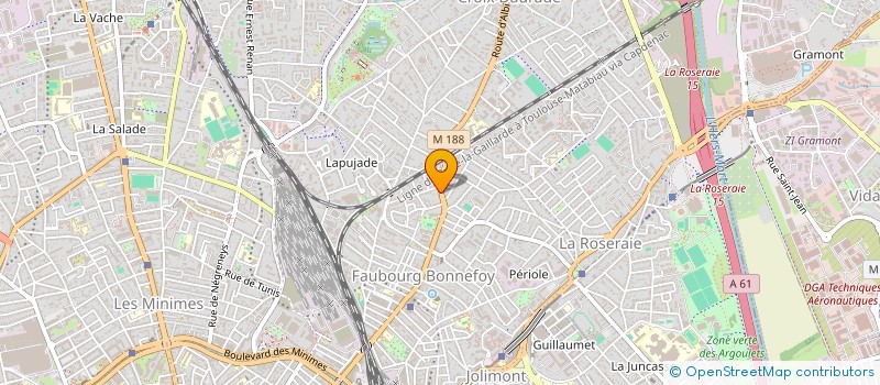 localisation de l'entreprise MADAME MARGAUX GRAULE  TOULOUSE