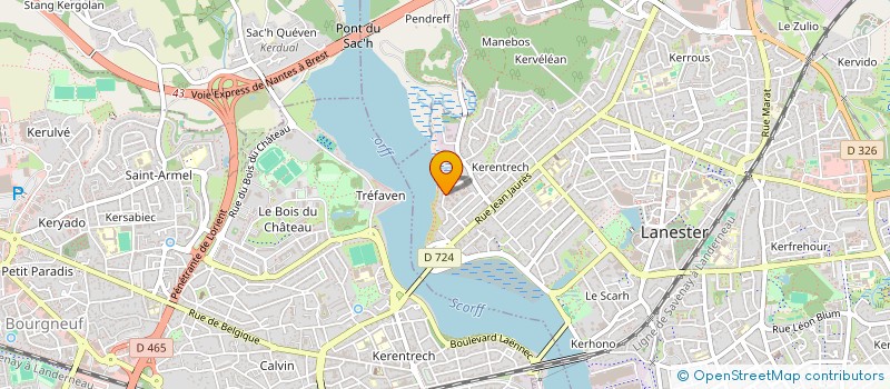 localisation de l'entreprise MADAME MARGAUX GUIADER  LANESTER