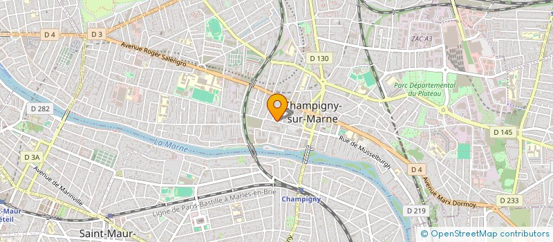 localisation de l'entreprise MADAME MARGAUX GUILLARD  CHAMPIGNY-SUR-MARNE