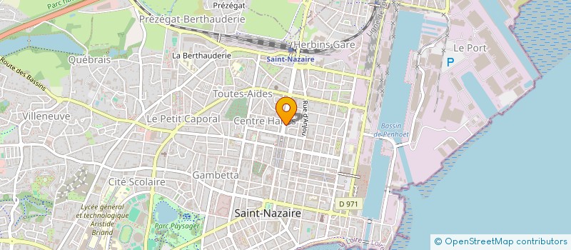 localisation de l'entreprise MADAME MARGAUX GUY  SAINT-NAZAIRE