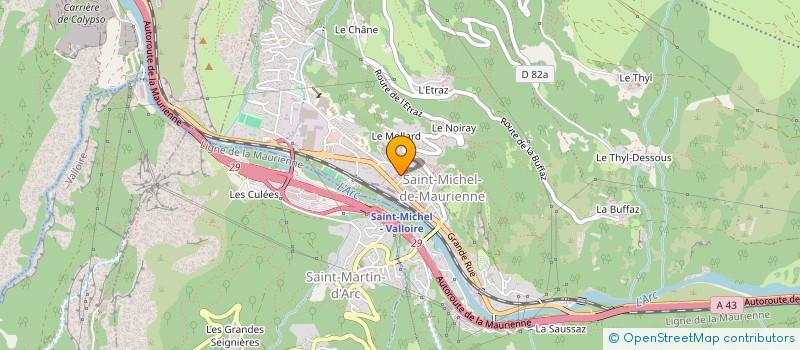 localisation de l'entreprise MADAME MARGAUX HADDAD  SAINT-MICHEL-DE-MAURIENNE