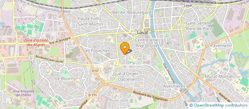 localisation de l'entreprise MADAME MARGAUX HADDAD à LAVAL