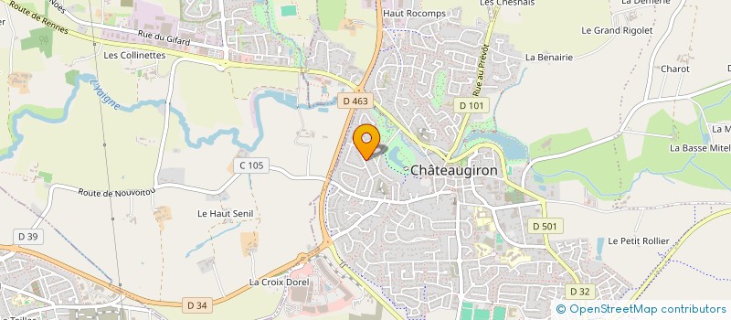 localisation de l'entreprise MADAME MARGAUX HARRAULT  CHATEAUGIRON