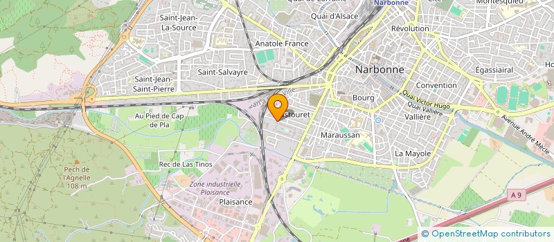 localisation de l'entreprise MADAME MARGAUX HILLEBRAND à NARBONNE