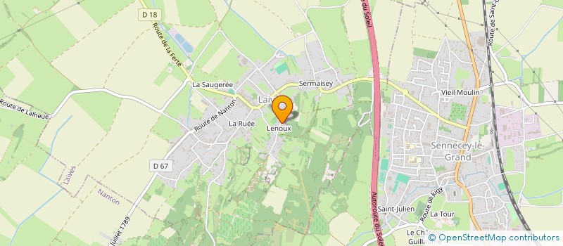 localisation de l'entreprise MADAME MARGAUX HUGONNOT à LAIVES