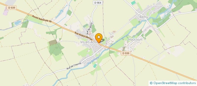 localisation de l'entreprise MADAME MARGAUX HUMEZ  VIS-EN-ARTOIS