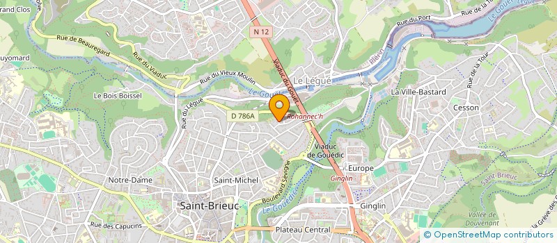 localisation de l'entreprise MADAME MARGAUX HUTTEAU à SAINT-BRIEUC