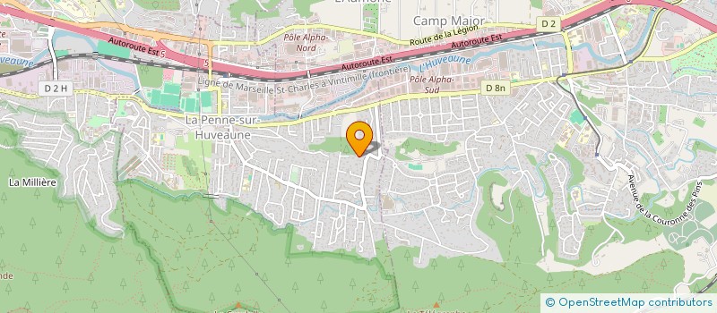 localisation de l'entreprise MADAME MARGAUX ILLY  LA PENNE-SUR-HUVEAUNE