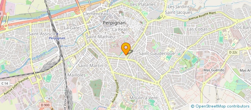 localisation de l'entreprise MADAME MARGAUX JALUZOT à PERPIGNAN