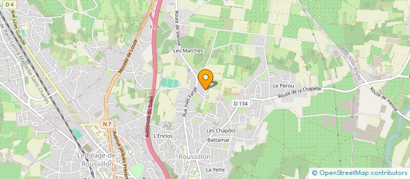 localisation de l'entreprise MADAME MARGAUX JOBERT  ROUSSILLON