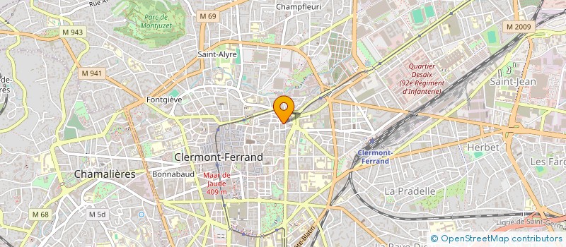 localisation de l'entreprise MADAME MARGAUX JOLION  CLERMONT-FERRAND