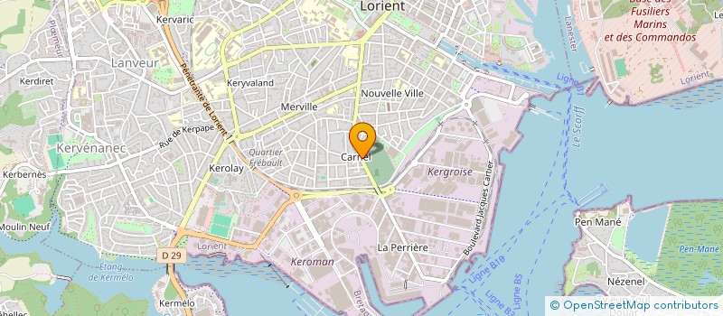 localisation de l'entreprise MADAME MARGAUX JUNG  LORIENT