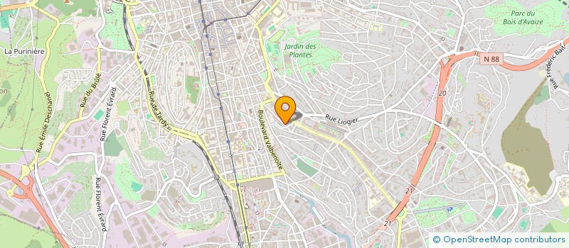 localisation de l'entreprise MADAME MARGAUX LABEYE  SAINT-ETIENNE