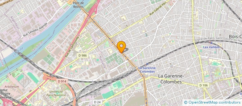 localisation de l'entreprise MADAME MARGAUX LABRUNE à COLOMBES