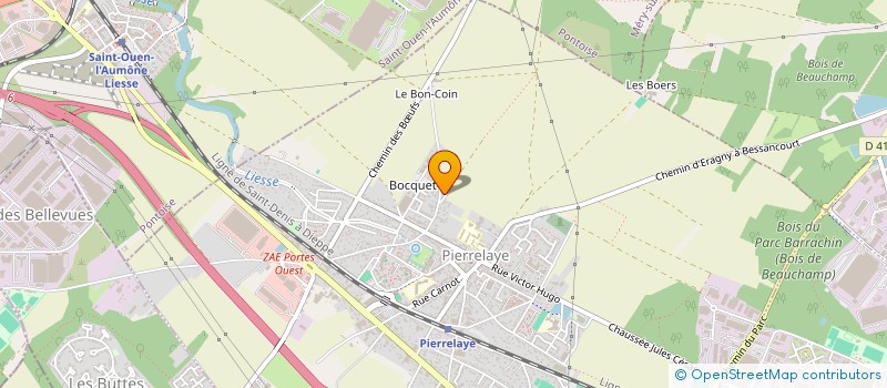 localisation de l'entreprise MADAME MARGAUX LAFARGE à PIERRELAYE