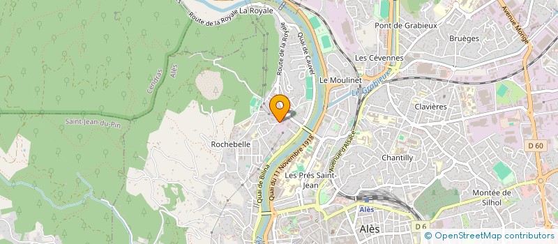 localisation de l'entreprise MADAME MARGAUX LAFFITE  ALES