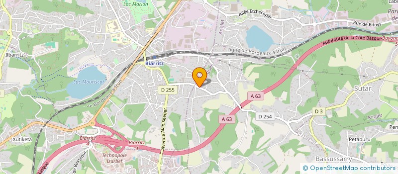 localisation de l'entreprise MADAME MARGAUX LAFITTE  ARCANGUES