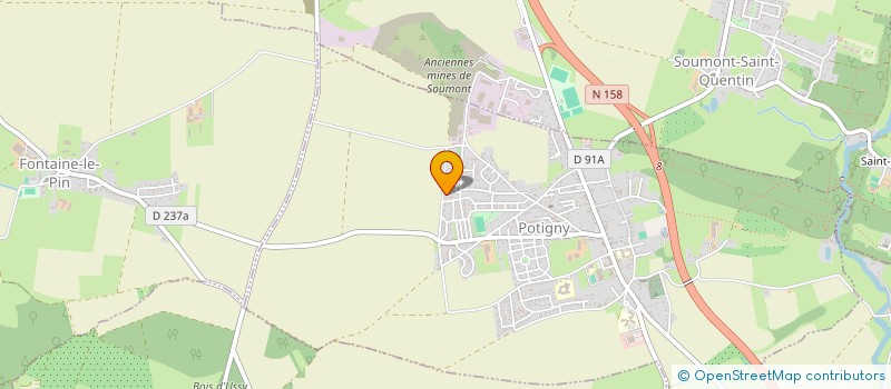 localisation de l'entreprise MADAME MARGAUX LALONG  POTIGNY