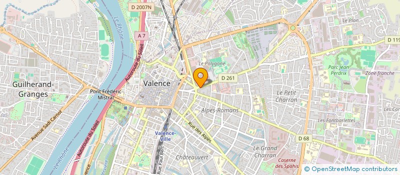 localisation de l'entreprise MADAME MARGAUX LANDAIS  VALENCE