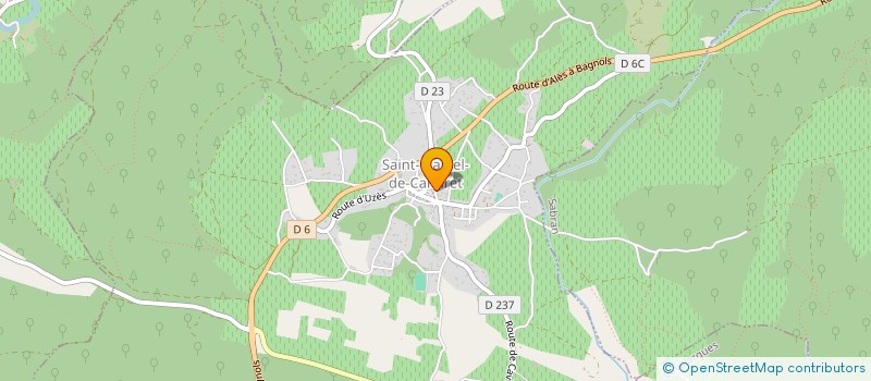 localisation de l'entreprise MADAME MARGAUX LASSAGNE  BESSEGES